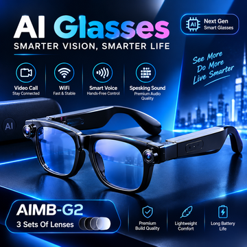 AI Smart Glasses with 8MP Camera