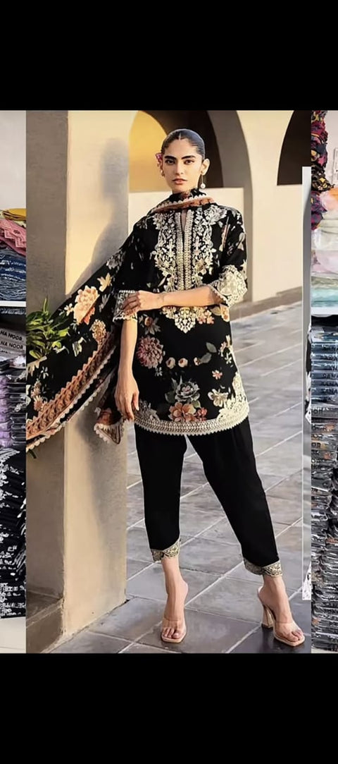ZAINAB CHOTANI 3 PIECE WITH PATCHES